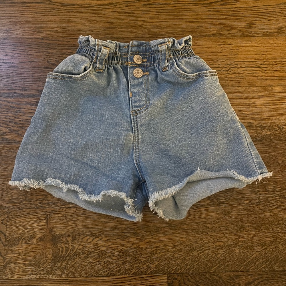 Zara Light Blue Denim Shorts 2T